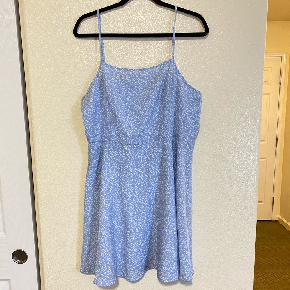 Blue Floral SHEIN Dress